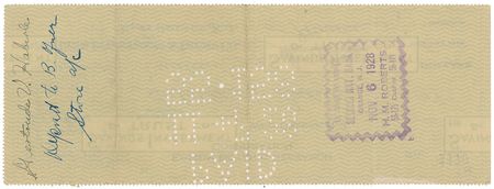 Lot #132 Thomas Edison Check - Image 2