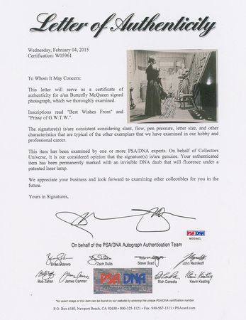 Lot #838 Gone With the Wind: Butterfly McQueen Signed Photograph - Image 2