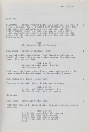Lot #900 Risky Business Script - Image 2