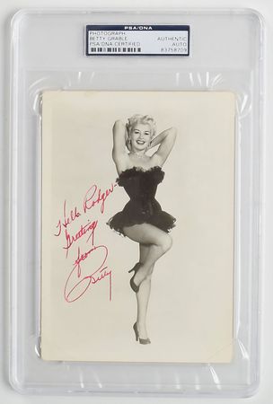 Lot #839 Betty Grable Signed Photographs - Image 3