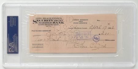 Lot #829 Victor Fleming Check - Image 2