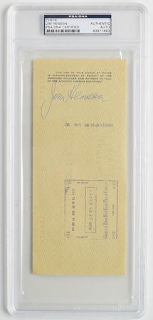 Lot #852 Jim Henson - Image 1