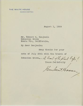 Lot #26 Herbert Hoover Typed Letter Signed - Image 2