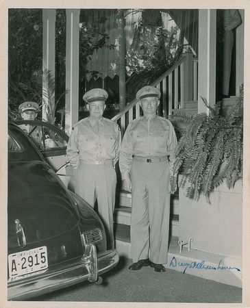 Lot #35 Dwight D. Eisenhower Signed Photograph