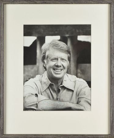 Lot #55 Jimmy Carter Signed Photograph - Image 1