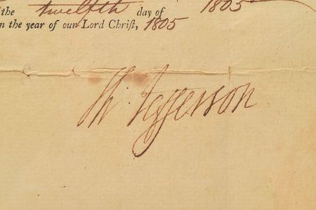 Lot #2 Thomas Jefferson and James Madison: Jefferson and Madison dispatch a schooner to St. Thomas - Image 3