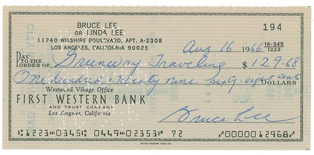 Lot #768 Bruce Lee (PSA/DNA MINT 9): Lee prepares for his Green Hornet debut—graded by PSA/DNA as MINT 9 - Image 1