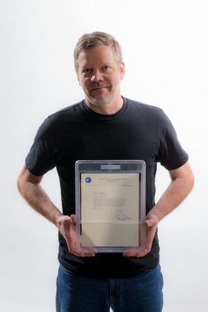 Lot #4312 Neil Armstrong and Buzz Aldrin Typed Letter Signed - Image 5