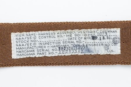 Lot #4164  Apollo Block II Crew Harness Assembly - Image 2