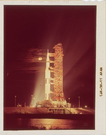 Lot #4430  Apollo Program Group of (4) Transparencies - Image 3