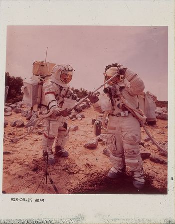 Lot #6588  Apollo 17 Group of (5) Training Transparencies - Image 3