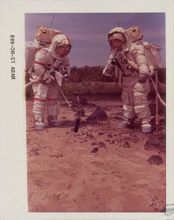 Lot #6588  Apollo 17 Group of (5) Training Transparencies - Image 5