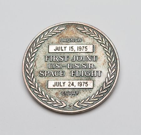 Lot #4609  Apollo-Soyuz Unflown Robbins Medal - Image 2