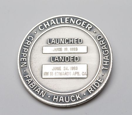 Lot #4638  STS-7 Unflown Robbins Medal - Image 2