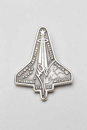 Lot #4630  STS-107 Unflown Robbins Medal - Image 1