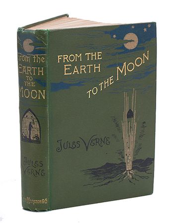 Lot #4239  Apollo Astronauts Signed 'From the Earth to the Moon' Book - Image 3