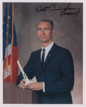 Lot #4267  Apollo 7 Signed Photographs - Image 2