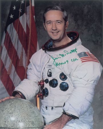 Lot #4284  Apollo 9 Signed Photographs - Image 1