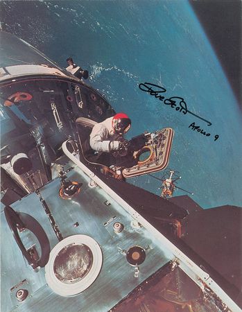 Lot #4284  Apollo 9 Signed Photographs - Image 2