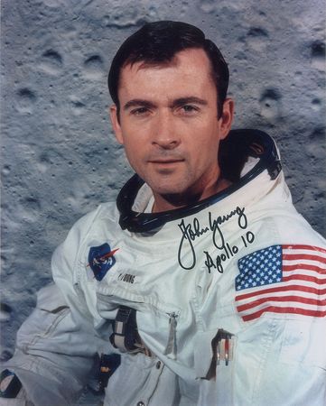 Lot #4291  Apollo 10 Signed Photographs - Image 1