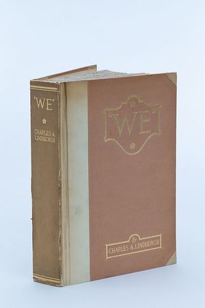 Lot #4033 Charles Lindbergh Signed Book - Image 2