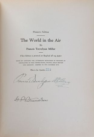 Lot #4029  Aviators Signed Book - Image 1