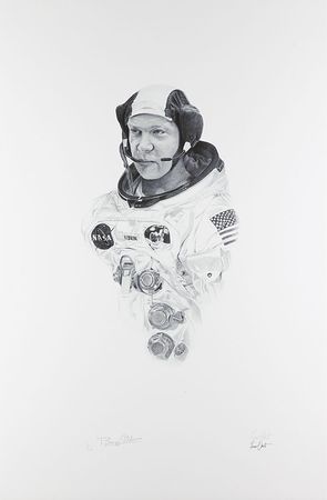 Lot #4331  Apollo 11: Aldrin and Collins Signed Prints - Image 1