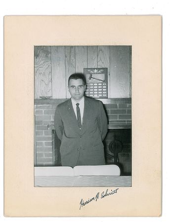 Lot #2394 Harrison Schmitt Signed Photograph