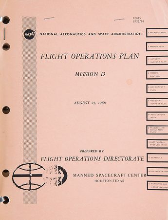 Lot #4285 Gene Kranz's Apollo 9 Mission Binder - Image 6