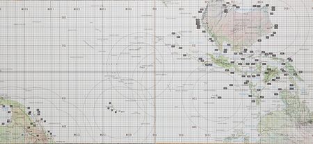 Lot #4397 Dave Scott Signed Map - Image 1