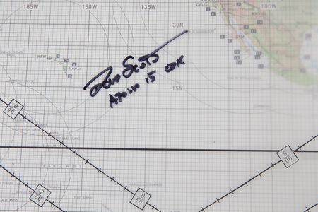 Lot #4397 Dave Scott Signed Map - Image 3