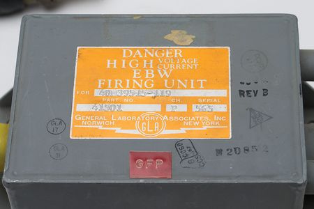 Lot #4227  Exploding Bridge Wire Firing Unit from Apollo Saturn - Image 2