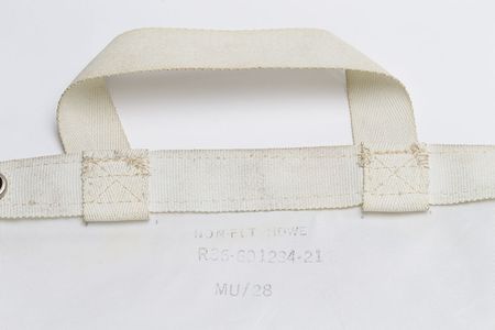 Lot #4214  Apollo CM Prototype Beta Cloth Bag and Pad - Image 1