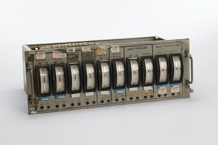 Lot #4192  Apollo Service Propulsion System Engine Monitor Panel - Image 1
