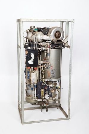 Lot #4686  Nike Hercules Rocket/Missile Auxiliary Power Unit - Image 2