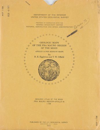 Lot #4382  Apollo 14 Geologic Maps of Moon - Image 1