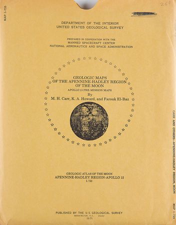 Lot #4387  Apollo 15 Geologic Maps of Moon - Image 1