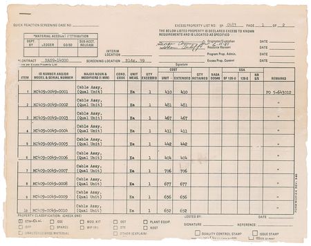 Lot #4656  Space Shuttle Reaction Control System Helium Tank - Image 10