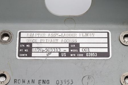 Lot #4648  Space Shuttle Flight Deck Ladder Adapter Assembly - Image 3