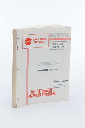 Lot #4480  Apollo 11 Launch Vehicle Operations Manual - Image 1