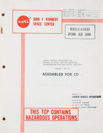 Lot #4480  Apollo 11 Launch Vehicle Operations Manual - Image 3