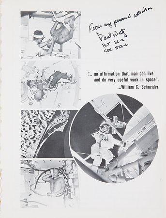 Lot #4606 Paul Weitz's Skylab Mission Report - Image 2