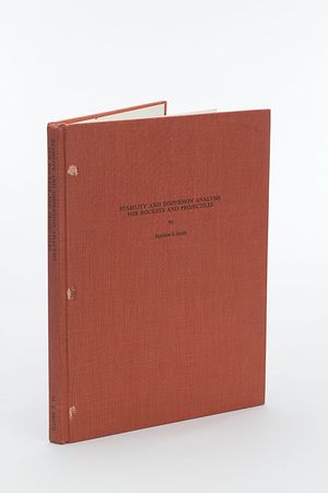 Lot #4702  Stability and Dispersion Analysis for Rockets and Projectiles Book - Image 5