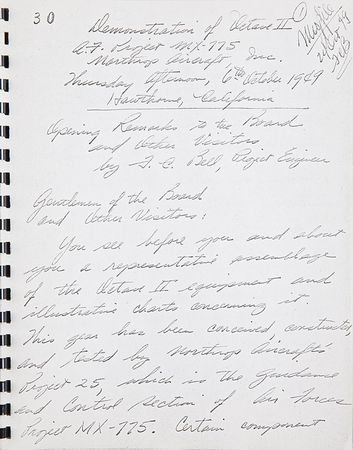 Lot #4701  Northrop Project 25/Octave II Memos - Image 15