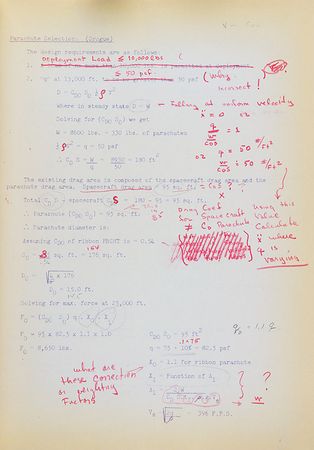 Lot #4243  Apollo Logistics Vehicle Earth Landing System Report - Image 6