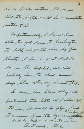 Lot #4032 Charles Lindbergh Autograph Letter Signed - Image 1