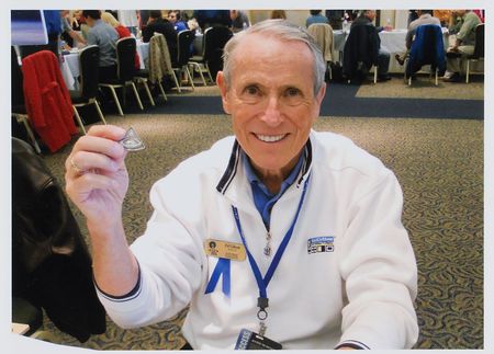 Lot #4278 Ed Gibson's Apollo 8 Flown Robbins Medal - Image 3