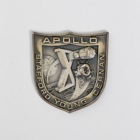 Lot #4295 Tom Stafford's Flown Apollo 10 Robbins Medal - Image 1