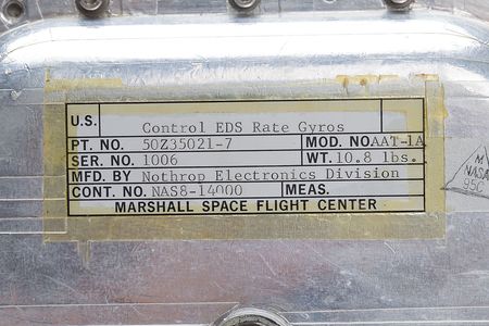 Lot #4185  Apollo Emergency Detection System Rate Gyroscope Package - Image 4