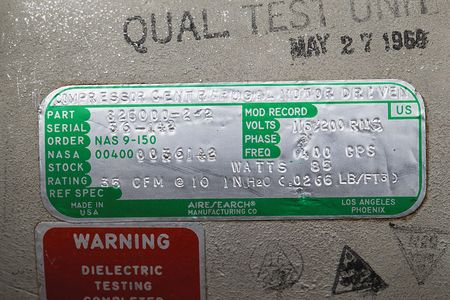 Lot #4195  Apollo Suit Environmental Control System Fan - Image 2